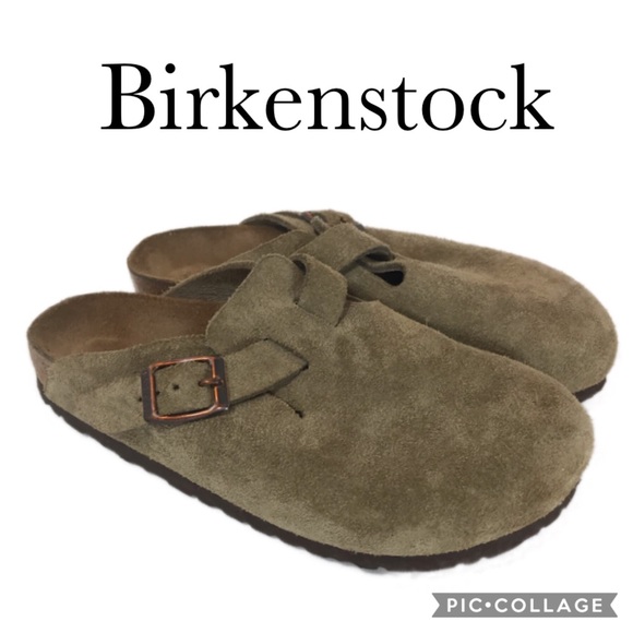 Birkenstock Shoes - Birkenstock’s Boston taupe suede 36